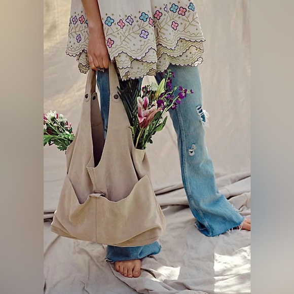 Free People We The Free Paris Suede Tote - Picture 2 of 7